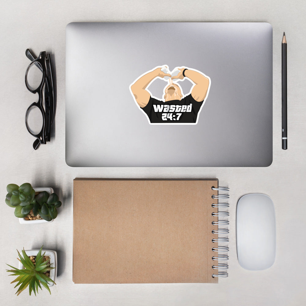 Wasted 24:7 Sticker