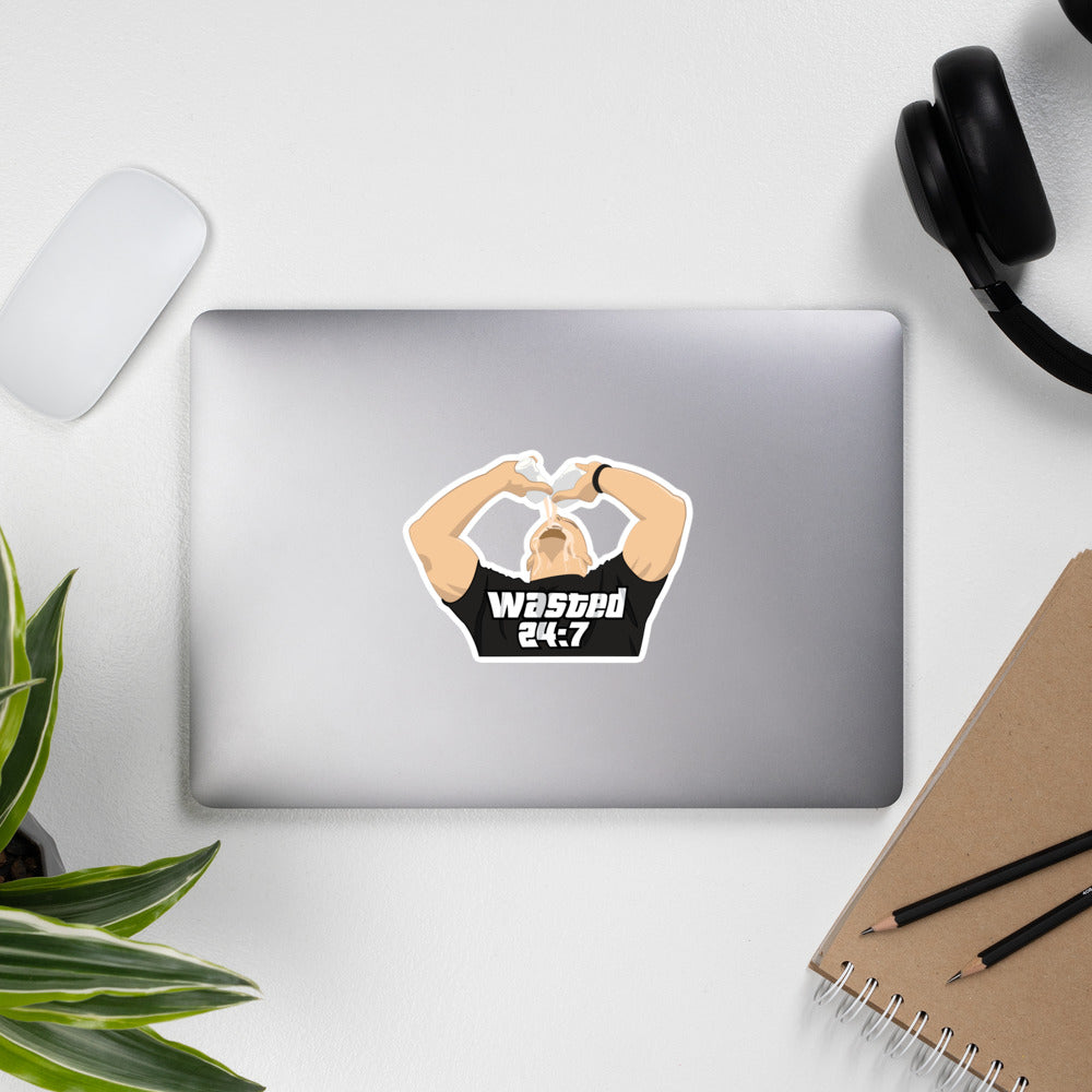 Wasted 24:7 Sticker