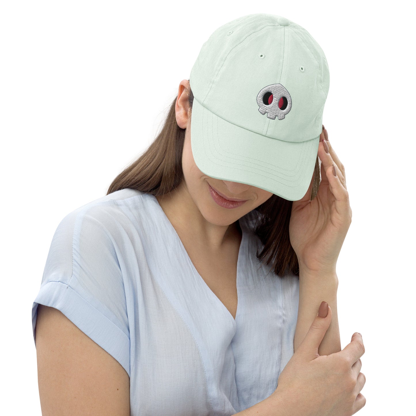 Skully Dusk Pastel Dad Hat